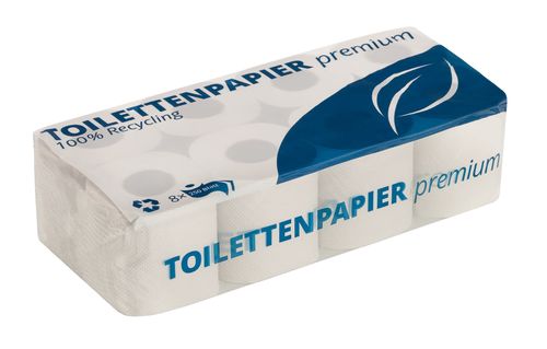 Toilettenpapier Tissue 2-lagig weiß  250 Blatt 64 Rollen